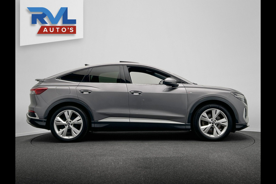 Audi Q4 Sportback e-tron 40 S edition 77 kWh 2x S-Line | SOH 94,29% | Adaptieve Cruise | Panoramadak |Trekhaak | Carplay