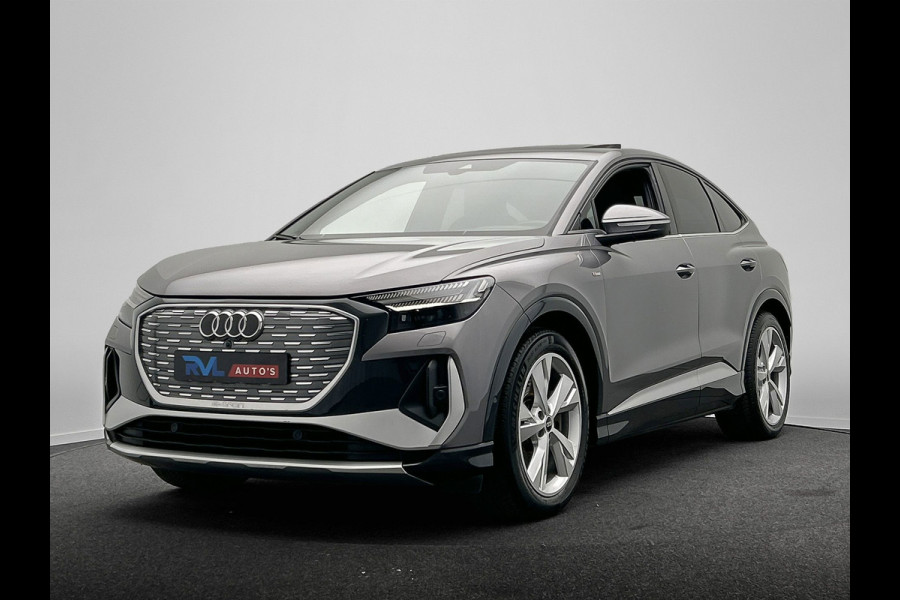 Audi Q4 Sportback e-tron 40 S edition 77 kWh 2x S-Line | SOH 94,29% | Adaptieve Cruise | Panoramadak |Trekhaak | Carplay