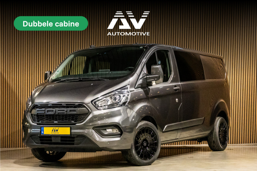 Ford Transit Custom 320 2.0 TDCI 170 PK L2H1 DC | Dubbel Cabine | CarPlay | Camera | Navigatie | PDC V+A | Cruise control | Nieuwe APK | Dealer onderhouden | Euro 6 | BPM Vrij