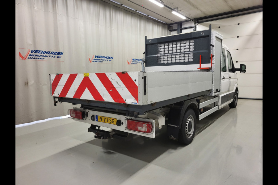 Volkswagen Crafter 2.0TDI Dubbele Cabine Kipper 3000kg Trekgewicht Euro 6!