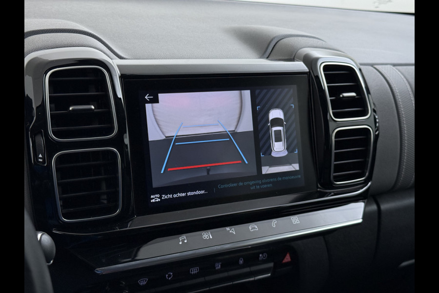 Citroën C5 Aircross 1.6T 225pk PHEV AUT-8 360°Camera Trekhaak PDC Apple Carplay Android Navi Ecc Cruise Control Feel SOH 95% Led Lmv 18" DAB+ Isofix Privacy Glas Bluetooth Plug-in Hybrid 1.300KG Trekgewicht