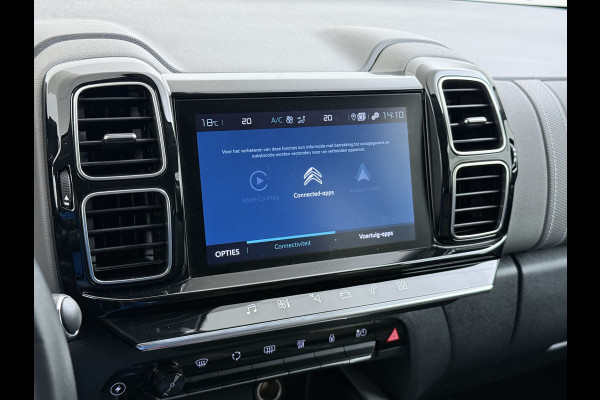 Citroën C5 Aircross 1.6T 225pk PHEV AUT-8 360°Camera Trekhaak PDC Apple Carplay Android Navi Ecc Cruise Control Feel SOH 95% Led Lmv 18" DAB+ Isofix Privacy Glas Bluetooth Plug-in Hybrid 1.300KG Trekgewicht