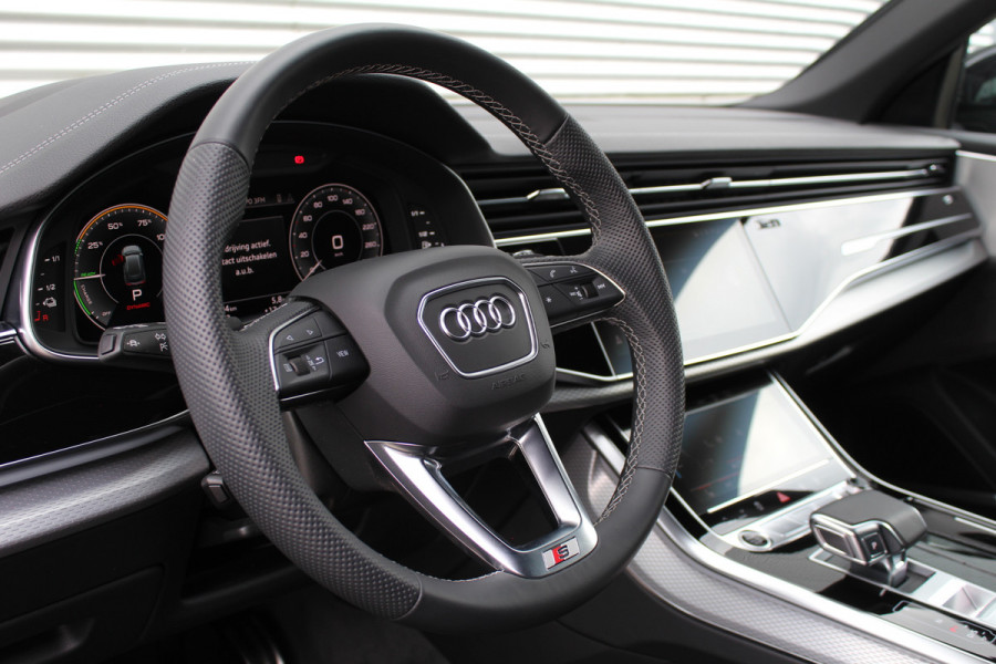 Audi Q8 60 TFSI e quattro Pro Line S Competition | 100% SOH | Panoramadak | Head-Up | B&O | 360 Camera | Leder