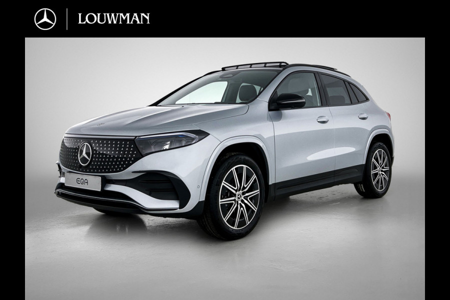 Mercedes-Benz EQA 250+ Business Solution AMG 71 kWh | Nightpakket | Trekhaak | DISTRONIC | Smartphone integratie | Panoramaschuifdak | Stuurwielpaddles gegalvaniseerd | 360° camera | Burmester Surround Sound |