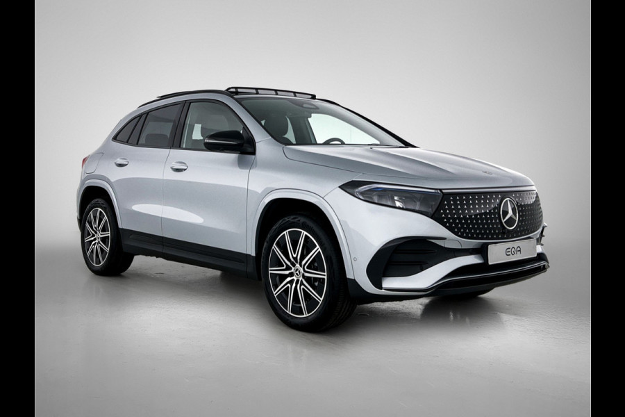 Mercedes-Benz EQA 250+ Business Solution AMG 71 kWh | Nightpakket | Trekhaak | DISTRONIC | Smartphone integratie | Panoramaschuifdak | Stuurwielpaddles gegalvaniseerd | 360° camera | Burmester Surround Sound |