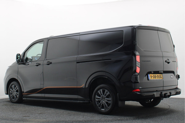 Ford Transit Custom 300 2.0 TDCI Automaat L2H1 3-Zits, LED, Keyless, ACC, Trekhaak, Side-Bars, PDC, 17"