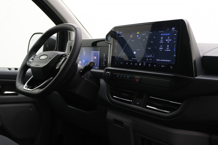 Ford Transit Custom 300 2.0 TDCI Automaat L2H1 3-Zits, LED, Keyless, ACC, Trekhaak, Side-Bars, PDC, 17"