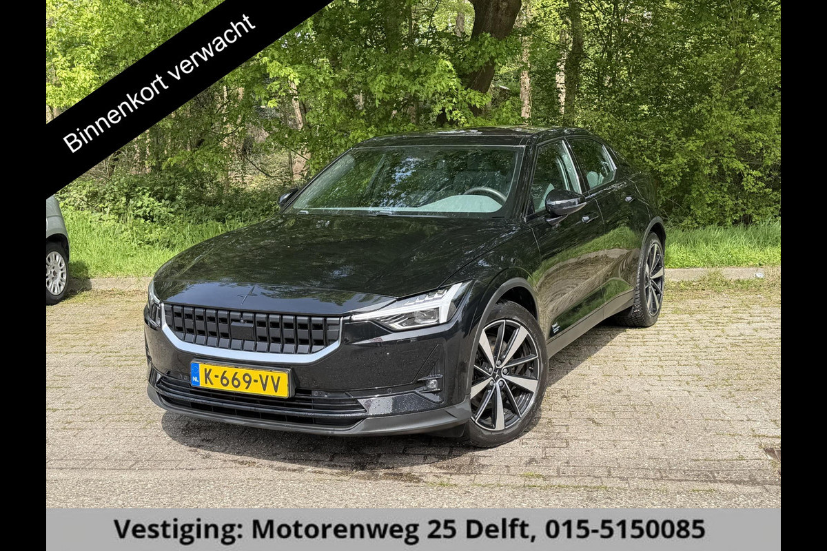 Polestar 2 Long Range Dual Motor Launch Edition 78kWh ACCU 91% . DEALER ONDERHOUDEN . STOELVERWARMING VOOR EN ACHTER  .