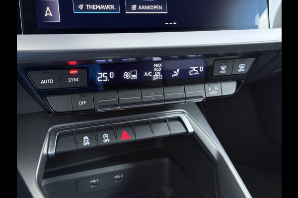 Audi A3 Sportback 30TFSI AUT-7 Adaptive-Cruise Navi Apple Carplay Android Sportstoelen LED-v+a PDC m.Hybrid Ecc Advanced Edition S-Troni Privacy Glas Lmv Led DAB Wifi Regensensor Rijstrooksensor Virtual Cockpit 1e Eigenaar Origineel Nederlandse Auto