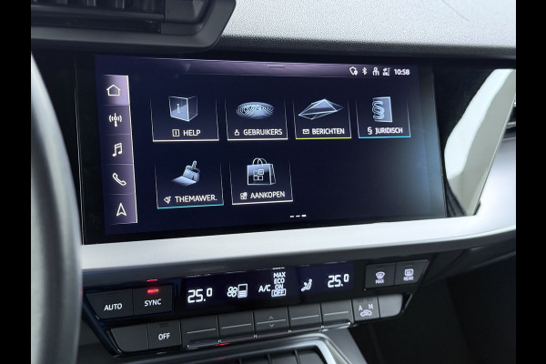 Audi A3 Sportback 30TFSI AUT-7 Adaptive-Cruise Navi Apple Carplay Android Sportstoelen LED-v+a PDC m.Hybrid Ecc Advanced Edition S-Troni Privacy Glas Lmv Led DAB Wifi Regensensor Rijstrooksensor Virtual Cockpit 1e Eigenaar Origineel Nederlandse Auto