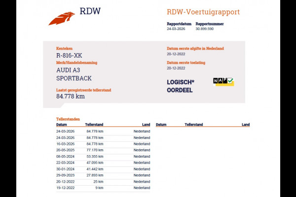 Audi A3 Sportback 30TFSI AUT-7 Adaptive-Cruise Navi Apple Carplay Android Sportstoelen LED-v+a PDC m.Hybrid Ecc Advanced Edition S-Troni Privacy Glas Lmv Led DAB Wifi Regensensor Rijstrooksensor Virtual Cockpit 1e Eigenaar Origineel Nederlandse Auto