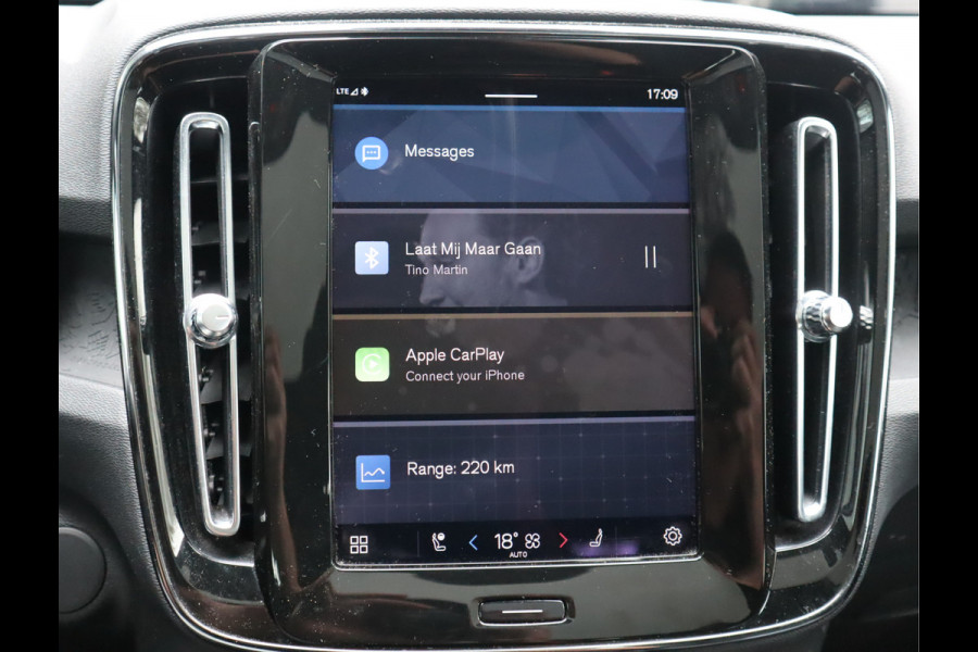 Volvo C40 Recharge Twin Intro Edition 78 kWh SOH 90.6% Navi / Trekh / Pano / 360Camera / Carplay / Stuur-Stoelverw / Harman/Kardon BTW AUTO /