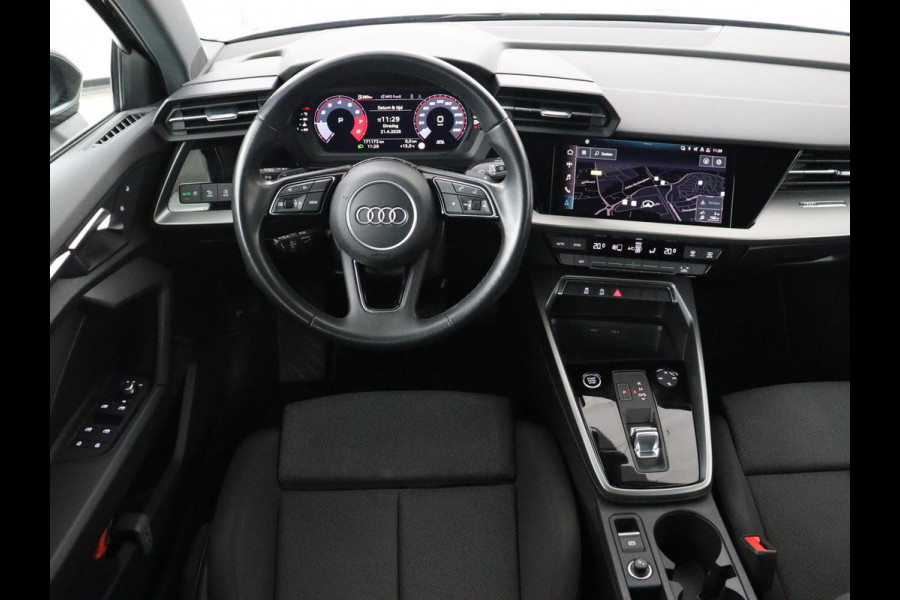 Audi A3 30 TFSI Advanced edition | Sportstoelen | Carplay | Audi Sound | Navigatie | Virtual Cockpit | Climate control | Full LED | Parkeerhulp | 17'' | DAB | Cruise control