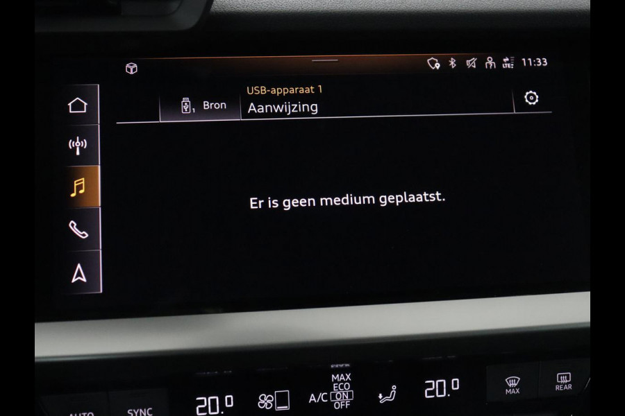 Audi A3 30 TFSI Advanced edition | Sportstoelen | Carplay | Audi Sound | Navigatie | Virtual Cockpit | Climate control | Full LED | Parkeerhulp | 17'' | DAB | Cruise control