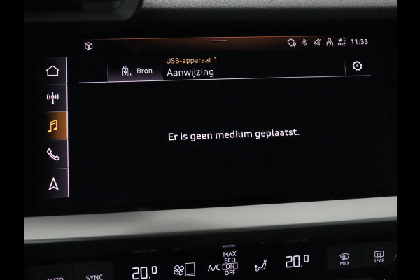 Audi A3 30 TFSI Advanced edition | Sportstoelen | Carplay | Audi Sound | Navigatie | Virtual Cockpit | Climate control | Full LED | Parkeerhulp | 17'' | DAB | Cruise control