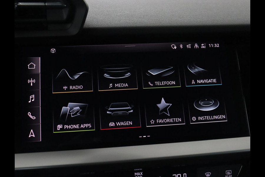 Audi A3 30 TFSI Advanced edition | Sportstoelen | Carplay | Audi Sound | Navigatie | Virtual Cockpit | Climate control | Full LED | Parkeerhulp | 17'' | DAB | Cruise control
