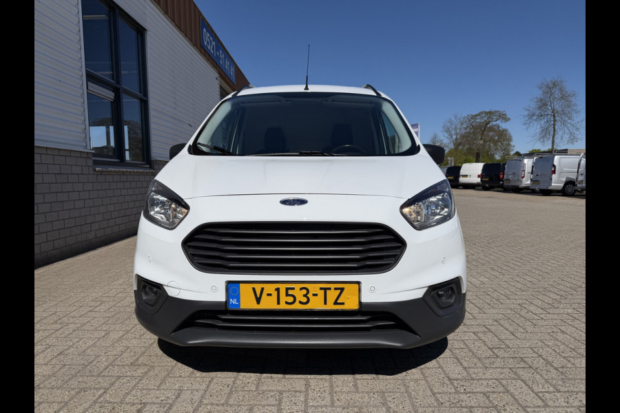 Ford Transit Courier 1.5 TDCI Trend / euro 6 / bpm vrij / vaste prijs rijklaar € 9.950 marge / vrij van btw / pdc voor en achter / airco / cruise / schuifdeur / lichtmetalen velgen