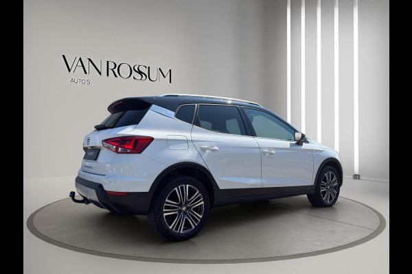 Seat Arona 1.0 TSI Xcellence Business Intense Automaat | Navi |Virtual Cockpit | Stoelverw | White met zwart dak |