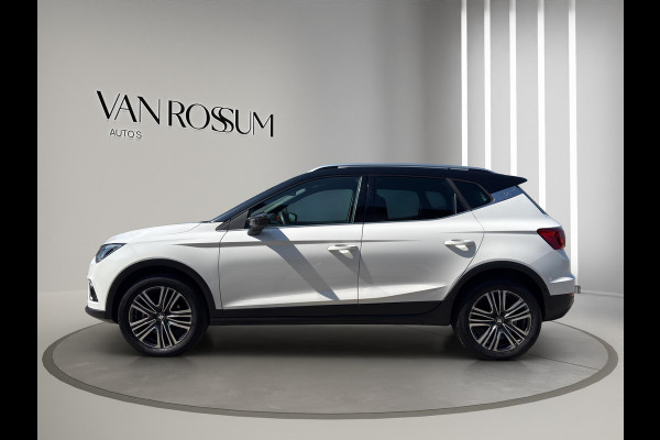 Seat Arona 1.0 TSI Xcellence Business Intense Automaat | Navi |Virtual Cockpit | Stoelverw | White met zwart dak |
