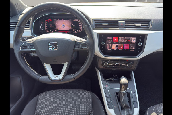 Seat Arona 1.0 TSI Xcellence Business Intense Automaat | Navi |Virtual Cockpit | Stoelverw | White met zwart dak |