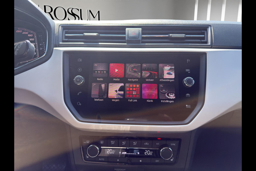 Seat Arona 1.0 TSI Xcellence Business Intense Automaat | Navi |Virtual Cockpit | Stoelverw | White met zwart dak |