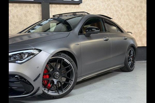 Mercedes-Benz CLA-Klasse AMG 45 S 4MATIC+ | Pano | Keyless | 360 Camera | Burmester | kuipstoelen