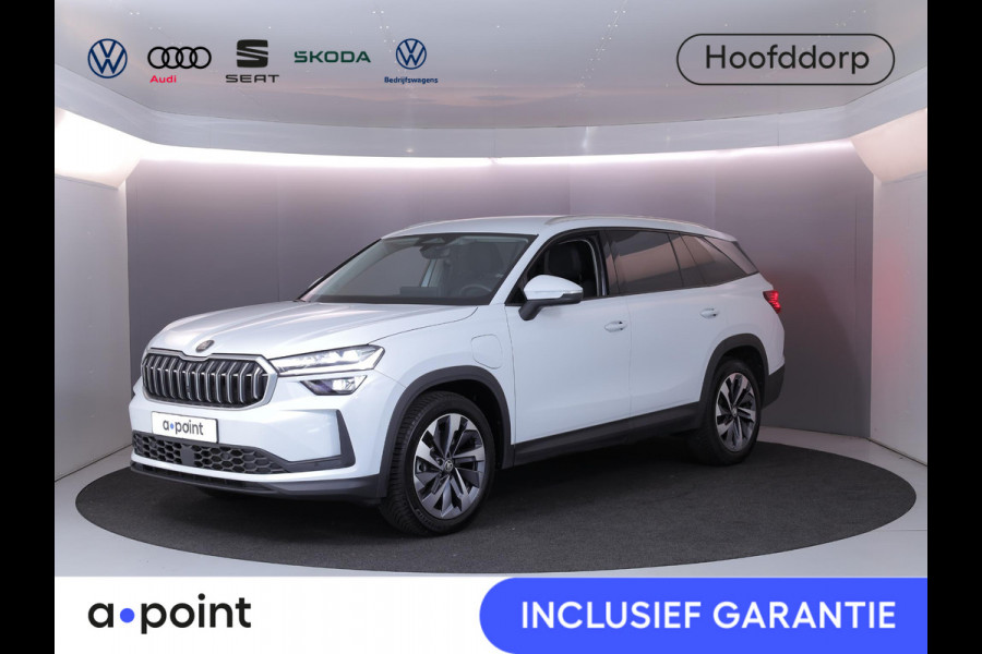 Škoda Kodiaq 1.5 TSI PHEV Sportline Business 204pk | Wegklapbare trekhaak | 19 inch lichtmetalen velgen | Elektrisch verstelb. passagiersstoel met geheugen | Verlengde garantie