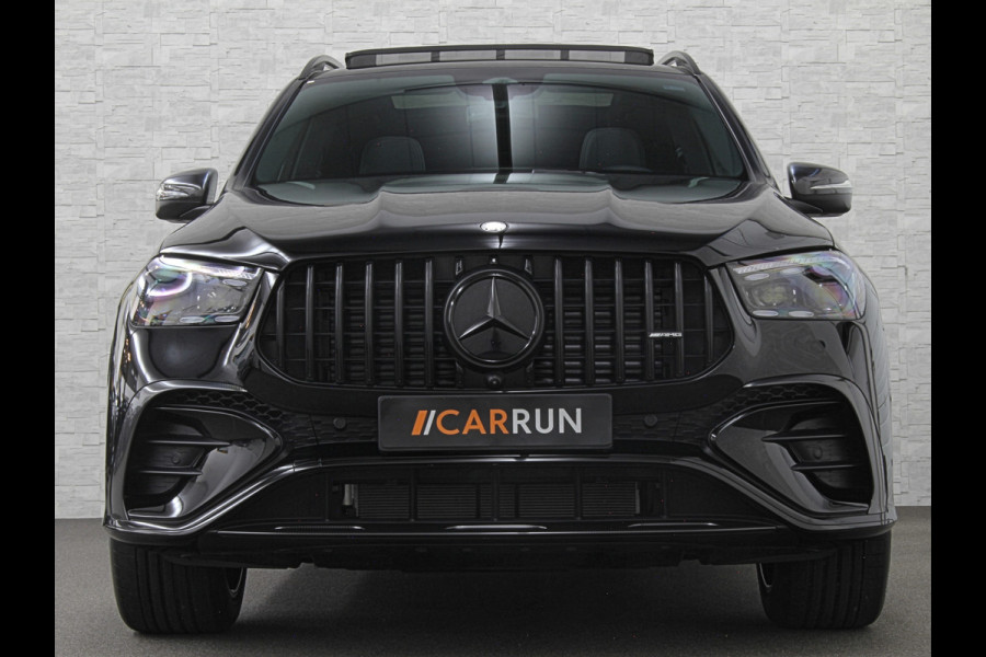 Mercedes-Benz GLE AMG 53 Hybrid 4MATIC+ | Nieuw! | Panorama | 360 Camera | Stoelventilatie | Head-Up | Burmester | Trekhaak | Carbon | 4-Zone Clima | AMG Drive-Unit | Nappa-Leder | Keyless-Go | Night-Pakket | Memory | Luchtvering | Parfumering | Carplay | Stuurverwarming | Bekerhouder Clima | Draadloos Laden |