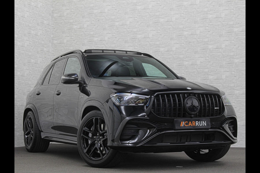 Mercedes-Benz GLE AMG 53 Hybrid 4MATIC+ | Nieuw! | Panorama | 360 Camera | Stoelventilatie | Head-Up | Burmester | Trekhaak | Carbon | 4-Zone Clima | AMG Drive-Unit | Nappa-Leder | Keyless-Go | Night-Pakket | Memory | Luchtvering | Parfumering | Carplay | Stuurverwarming | Bekerhouder Clima | Draadloos Laden |