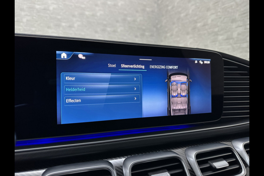 Mercedes-Benz GLE AMG 53 Hybrid 4MATIC+ | Nieuw! | Panorama | 360 Camera | Stoelventilatie | Head-Up | Burmester | Trekhaak | Carbon | 4-Zone Clima | AMG Drive-Unit | Nappa-Leder | Keyless-Go | Night-Pakket | Memory | Luchtvering | Parfumering | Carplay | Stuurverwarming | Bekerhouder Clima | Draadloos Laden |