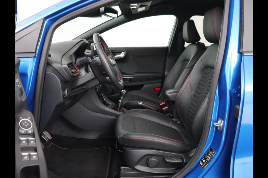 Ford Puma 1.0 EcoBoost Hybrid ST-Line X | Carplay | B&O Sound | Navigatie | Half leder | Climate control | Full LED | Digital Cockpit | Cruise control | Parkeerhulp | Bluetooth | Getint glas