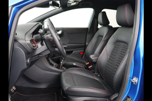 Ford Puma 1.0 EcoBoost Hybrid ST-Line X | Carplay | B&O Sound | Navigatie | Half leder | Climate control | Full LED | Digital Cockpit | Cruise control | Parkeerhulp | Bluetooth | Getint glas