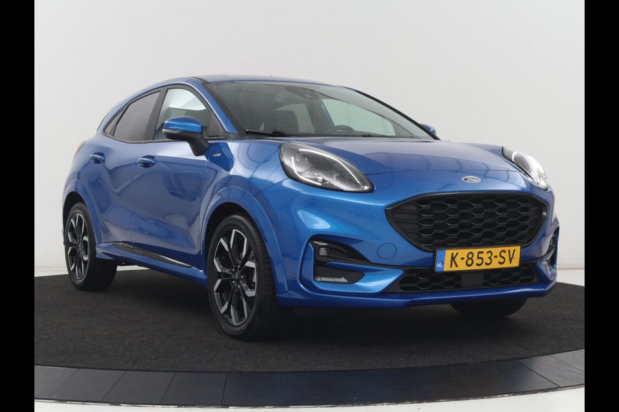 Ford Puma 1.0 EcoBoost Hybrid ST-Line X | Carplay | B&O Sound | Navigatie | Half leder | Climate control | Full LED | Digital Cockpit | Cruise control | Parkeerhulp | Bluetooth | Getint glas