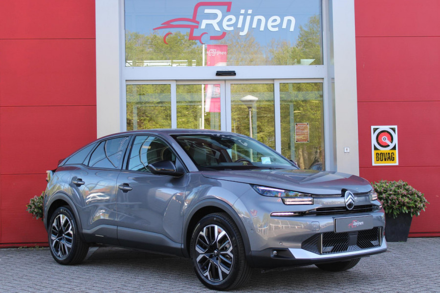 Citroën C4 C4 1.2 HYbrid 145PK MAX | HEAD UP DISPLAY | CAMERA VOOR + ACHTER | NAVIGATIE | DRAADLOZE TELEFOONLADER | FULL LED KOPLAMPEN | DRAADLOZE APPLE CARPLAY/ANDROID AUTO | 18" LICHTMETALEN VELGEN | ADAPTIVE CRUISE CONTROL | CLIMATE CONTROL | LEDEREN BEKLEDING | DAB+ RADIO | KEYLESS ENTRY/START |