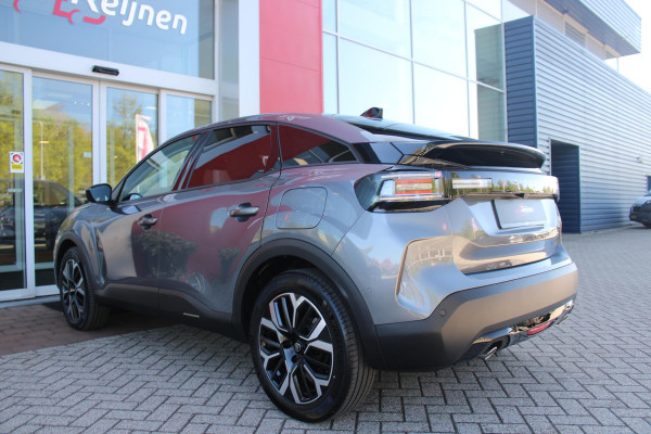 Citroën C4 C4 1.2 HYbrid 145PK MAX | HEAD UP DISPLAY | CAMERA VOOR + ACHTER | NAVIGATIE | DRAADLOZE TELEFOONLADER | FULL LED KOPLAMPEN | DRAADLOZE APPLE CARPLAY/ANDROID AUTO | 18" LICHTMETALEN VELGEN | ADAPTIVE CRUISE CONTROL | CLIMATE CONTROL | LEDEREN BEKLEDING | DAB+ RADIO | KEYLESS ENTRY/START |