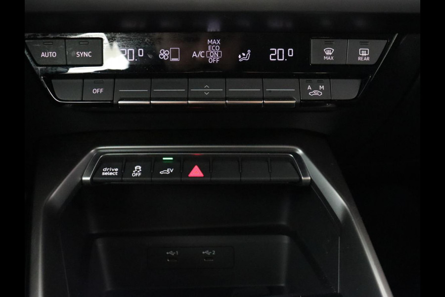 Audi A3 40 TFSIe Edition | SOH 94% | Panoramadak | Carplay | Virtual Cockpit | Climate control | Parkeerhulp | Cruise control | Bluetooth | Full LED | DAB | PHEV | Plug In