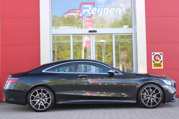 Mercedes-Benz S-Klasse Coupé 450 4MATIC | AMG-STYLING INTERIEUR / EXTERIEUR | PANORAMADAK | BURMESTER PREMIUM AUDIO ® | ELEKTRISCH VERSTELBARE VOORSTOELEN MET GEHEUGEN | MASSAGE STOELEN | VOORSTOELEN VERWARMBAAR | VOORSTOELEN GEVENTILEERD | AIRSCARF ( HOOFDRUIMTEVERWARMING VOOR BESTUURDER EN VOORPASSAGIER | LEDEREN INTERIEURDELEN | HOUTAFWERKING INTERIEUR | SFEERVERLICHTING | LEDEREN BEKLEDING | ADAPTIVE CRUISE CONTROL | PARKEERPAKKET INCLUSIEF 360°-CAMERA | ELEKTRISCHE ACHTERKLEP | VLAKKENVERWARMING | DODEHOEK DETECTIE | 20" MULTISPAAK LICHTMETALEN VELGEN |