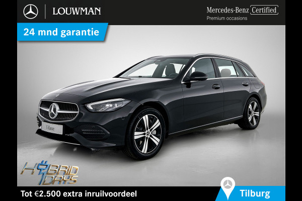 Mercedes-Benz C-Klasse Estate 300 e Business Solution | Trekhaak | Smartphone Integratie | Antidiefstalpakket GUARD 360° Plus | Inclusief 24 maanden Mercedes-Benz Certified garantie voor Europa.