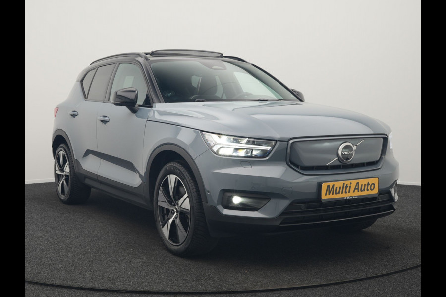 Volvo XC40 Recharge Pro 69kWh 231pk Dealer O.H. | Panodak | 360 Camera | Adaptive Cruise | Harman / Kardon | Alcantara Sportstoelen Memory & Verwarmd | Google Assistent | Stuur Verwarmd | Keyless | Blis | DAB |