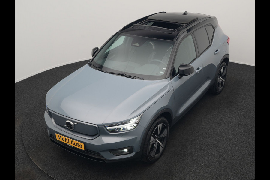 Volvo XC40 Recharge Pro 69kWh 231pk Dealer O.H. | Panodak | 360 Camera | Adaptive Cruise | Harman / Kardon | Alcantara Sportstoelen Memory & Verwarmd | Google Assistent | Stuur Verwarmd | Keyless | Blis | DAB |