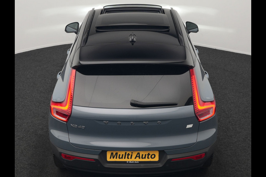 Volvo XC40 Recharge Pro 69kWh 231pk Dealer O.H. | Panodak | 360 Camera | Adaptive Cruise | Harman / Kardon | Alcantara Sportstoelen Memory & Verwarmd | Google Assistent | Stuur Verwarmd | Keyless | Blis | DAB |