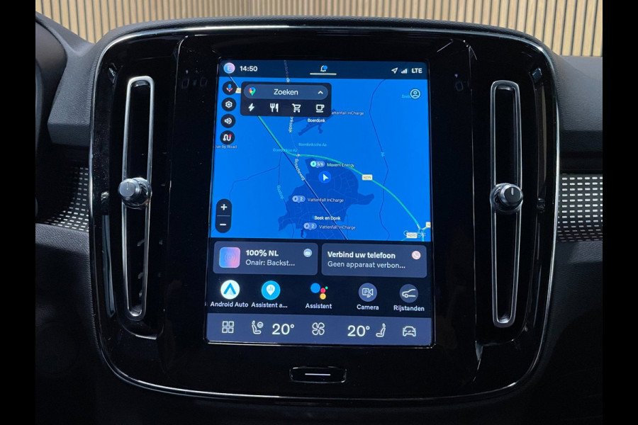 Volvo XC40 Recharge Core|94% SOH|BLACK|ACC|CAMERA|APPLE CARPLAY/ANDROID AUTO|STOEL+STUURVERW|ELEK.KLEP|NL-AUTO|NAP|INC.BTW|1e EIG|