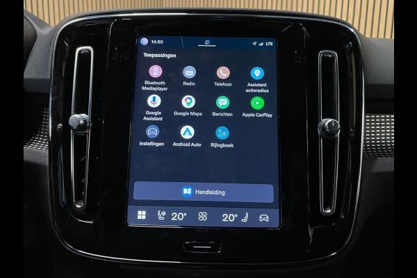 Volvo XC40 Recharge Core|94% SOH|BLACK|ACC|CAMERA|APPLE CARPLAY/ANDROID AUTO|STOEL+STUURVERW|ELEK.KLEP|NL-AUTO|NAP|INC.BTW|1e EIG|