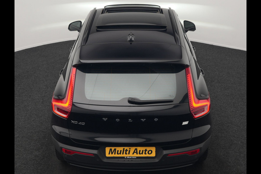 Volvo XC40 Recharge Extended Range Ultimate 82 kWh 252pk Dealer O.H. | Panodak | 360 Camera | Adaptive Cruise | Harman / Kardon | Voorstoelen Memory & Verwarmd | Google Assistent | Keyless | Blis | Stuur Verwarmd | Apple Carplay | DAB |