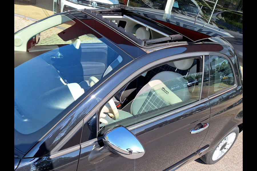 Fiat 500 1.2 Lounge | Panodak | LM velgen | Airco | Cruise | Navi | All Season |