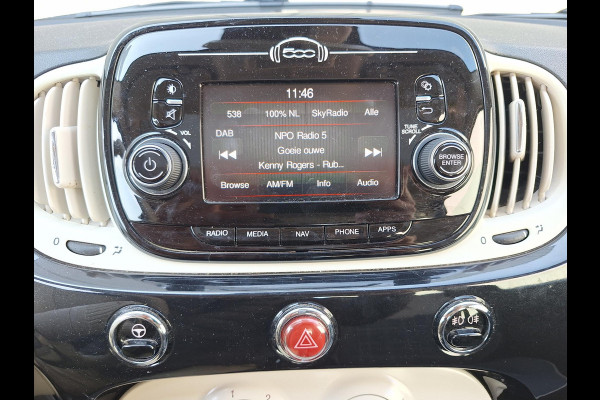 Fiat 500 1.2 Lounge | Panodak | LM velgen | Airco | Cruise | Navi | All Season |