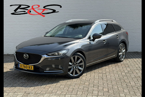 Mazda 6 Sportbreak 2.5 SkyActiv-G Automaat Stoelverwarming/Ventilatie Clima Cruise Sunroof Head-up leder Memory Seats