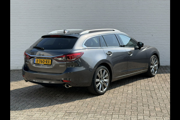 Mazda 6 Sportbreak 2.5 SkyActiv-G Automaat Stoelverwarming/Ventilatie Clima Cruise Sunroof Head-up leder Memory Seats