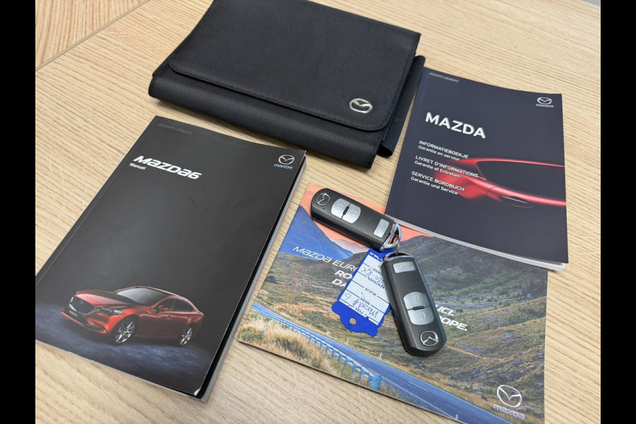 Mazda 6 Sportbreak 2.5 SkyActiv-G Automaat Stoelverwarming/Ventilatie Clima Cruise Sunroof Head-up leder Memory Seats