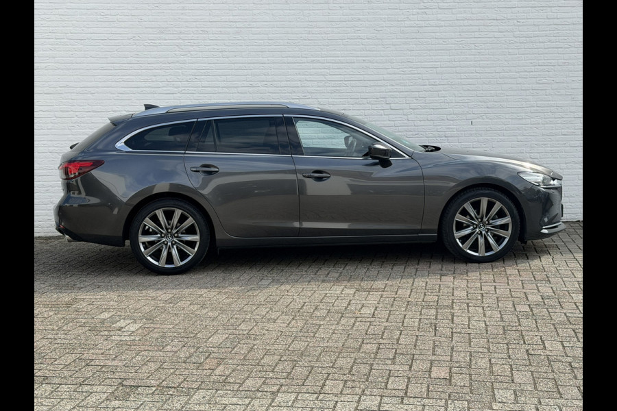 Mazda 6 Sportbreak 2.5 SkyActiv-G Automaat Stoelverwarming/Ventilatie Clima Cruise Sunroof Head-up leder Memory Seats